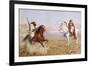 Arab Horsemen-Giulio Rosati-Framed Giclee Print