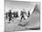 Arab Legion Men Emerging from Behind their Tents to Go to the Training Ground-John Phillips-Mounted Premium Photographic Print