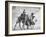 Arab Legionnaries Riding their Camels-John Phillips-Framed Photographic Print