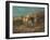 Arab on a White Horse (Oil on Canvas)-Adolf Schreyer-Framed Giclee Print