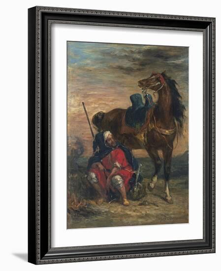 Arab Rider-Eugene Delacroix-Framed Giclee Print