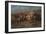 Arab Riders in a Landscape (Oil on Canvas)-Adolf Schreyer-Framed Giclee Print