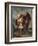 Arab Saddling His Horse-Eugene Delacroix-Framed Premium Giclee Print