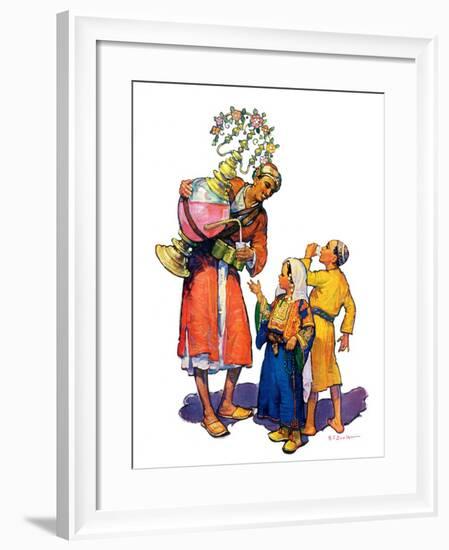 "Arab Vendor and Children,"September 21, 1929-Henry Soulen-Framed Giclee Print