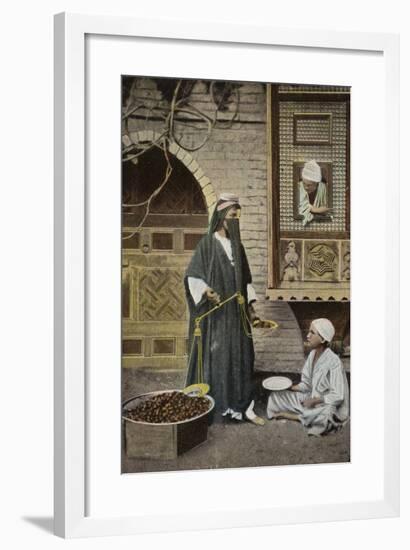 Arab Woman with Scales-null-Framed Photographic Print