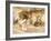 Arab Women in a Street-Frederick Arthur Bridgman-Framed Giclee Print