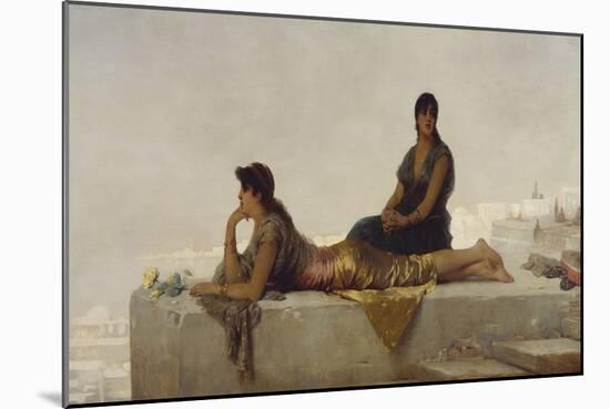 Arab Women on a Rooftop-Nathaniel Sichel-Mounted Giclee Print