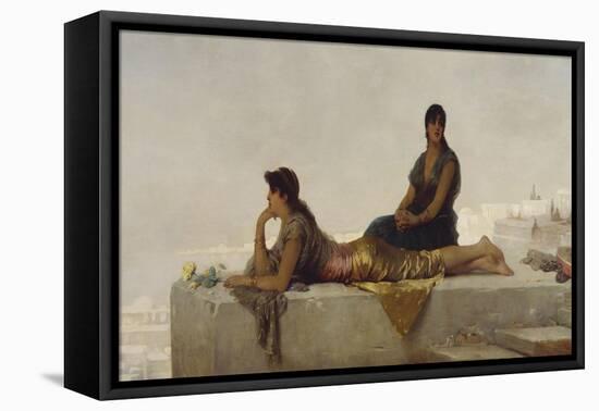 Arab Women on a Rooftop-Nathaniel Sichel-Framed Premier Image Canvas