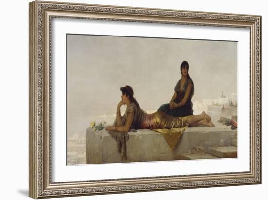 Arab Women on a Rooftop-Nathaniel Sichel-Framed Giclee Print