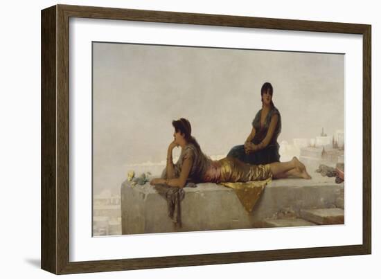 Arab Women on a Rooftop-Nathaniel Sichel-Framed Giclee Print