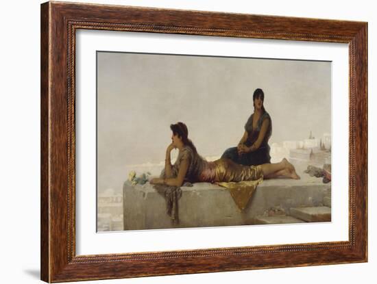 Arab Women on a Rooftop-Nathaniel Sichel-Framed Giclee Print