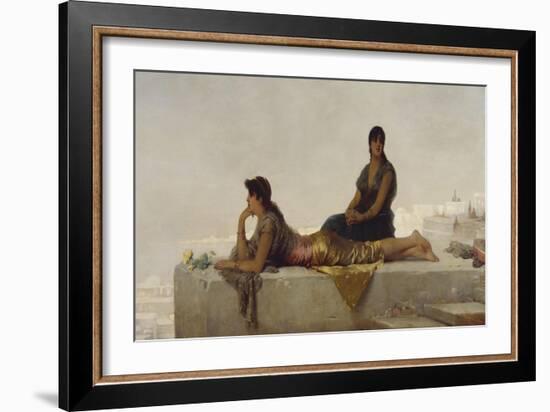 Arab Women on a Rooftop-Nathaniel Sichel-Framed Giclee Print