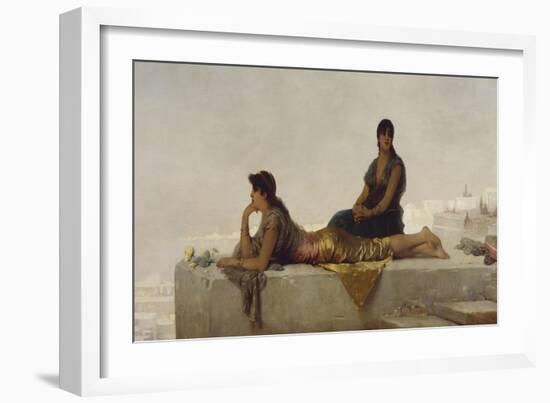 Arab Women on a Rooftop-Nathaniel Sichel-Framed Giclee Print