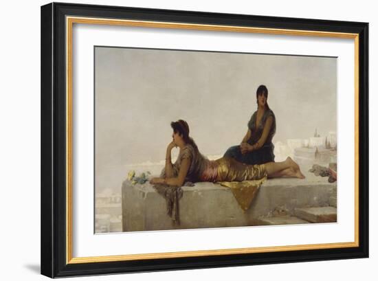 Arab Women on a Rooftop-Nathaniel Sichel-Framed Giclee Print