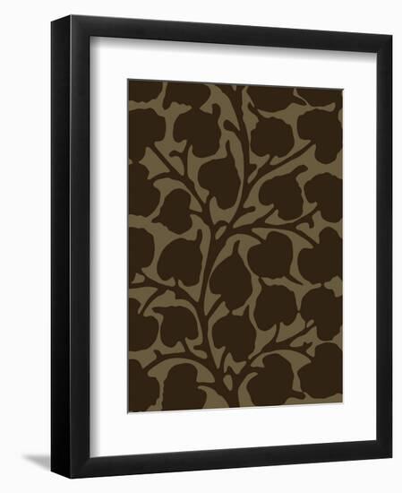 Arabesque (Acorn) rectangle-Denise Duplock-Framed Art Print