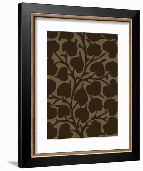 Arabesque (Acorn) rectangle-Denise Duplock-Framed Art Print