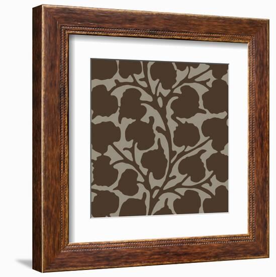 Arabesque (Cashmere) square-Denise Duplock-Framed Art Print