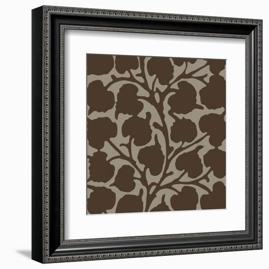 Arabesque (Cashmere) square-Denise Duplock-Framed Art Print