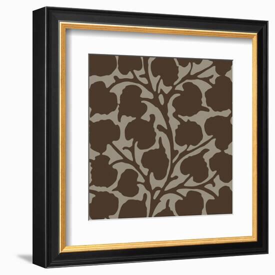 Arabesque (Cashmere) square-Denise Duplock-Framed Art Print