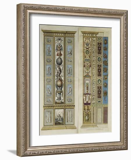 Arabesque Decorations in the Vatican Loggia-(after) Giovanni Udine-Framed Giclee Print