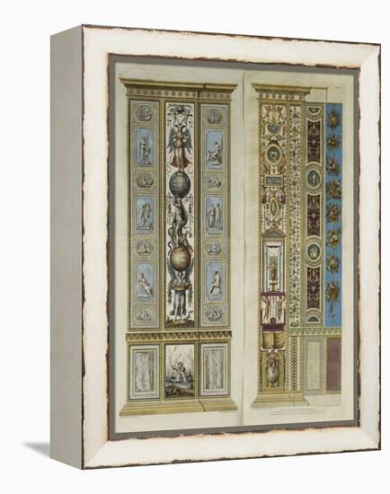 Arabesque Decorations in the Vatican Loggia-(after) Giovanni Udine-Framed Premier Image Canvas