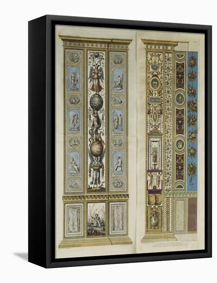 Arabesque Decorations in the Vatican Loggia-(after) Giovanni Udine-Framed Premier Image Canvas