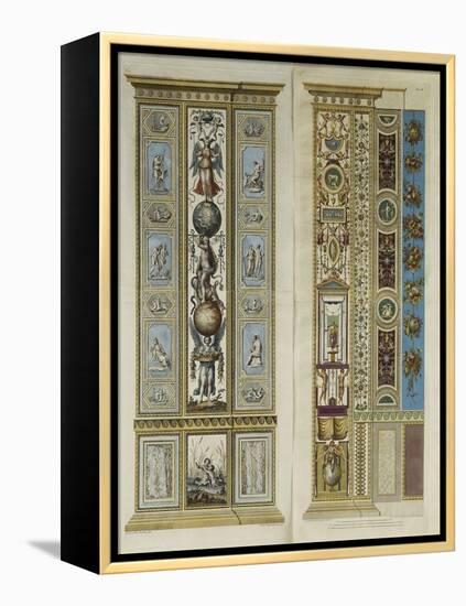 Arabesque Decorations in the Vatican Loggia-(after) Giovanni Udine-Framed Premier Image Canvas