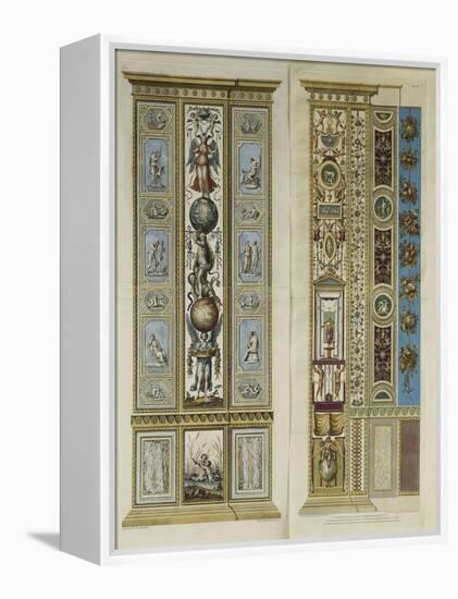 Arabesque Decorations in the Vatican Loggia-(after) Giovanni Udine-Framed Premier Image Canvas
