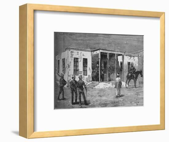 'Arabi's Prison in the Abbassieh Barracks', c1882-Unknown-Framed Giclee Print