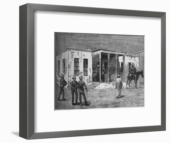 'Arabi's Prison in the Abbassieh Barracks', c1882-Unknown-Framed Giclee Print