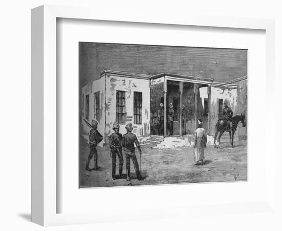 'Arabi's Prison in the Abbassieh Barracks', c1882-Unknown-Framed Giclee Print