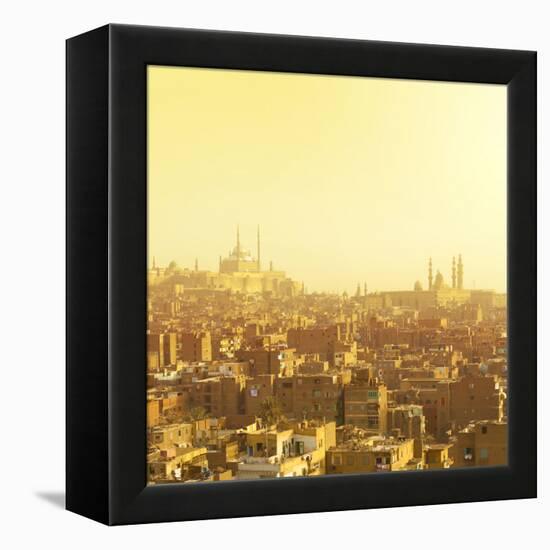 Arabian City in Yellow Gamma. Cairo-Dudarev Mikhail-Framed Stretched Canvas