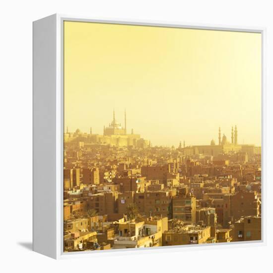 Arabian City in Yellow Gamma. Cairo-Dudarev Mikhail-Framed Stretched Canvas