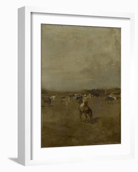 Arabian Encampment, c.1847-Eugene Fromentin-Framed Giclee Print