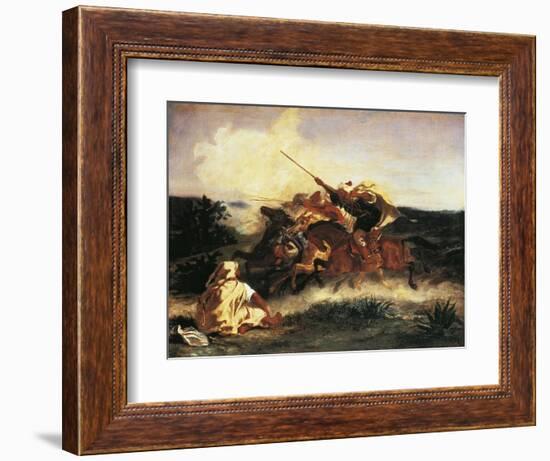 Arabian Fantasy, 1833-Eugene Delacroix-Framed Giclee Print