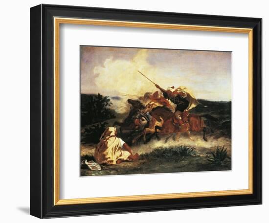 Arabian Fantasy, 1833-Eugene Delacroix-Framed Giclee Print