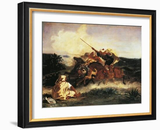 Arabian Fantasy, 1833-Eugene Delacroix-Framed Giclee Print