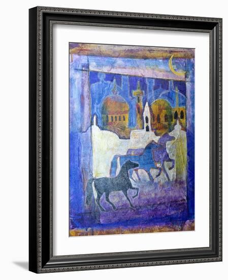 Arabian Horses-Margaret Coxall-Framed Giclee Print