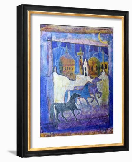 Arabian Horses-Margaret Coxall-Framed Giclee Print