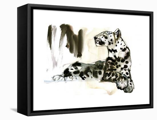 Arabian Leopard, 2008-Mark Adlington-Framed Premier Image Canvas