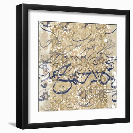 Arabic Abstract II-Jennifer Goldberger-Framed Art Print