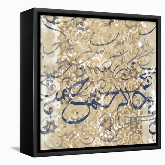 Arabic Abstract II-Jennifer Goldberger-Framed Stretched Canvas