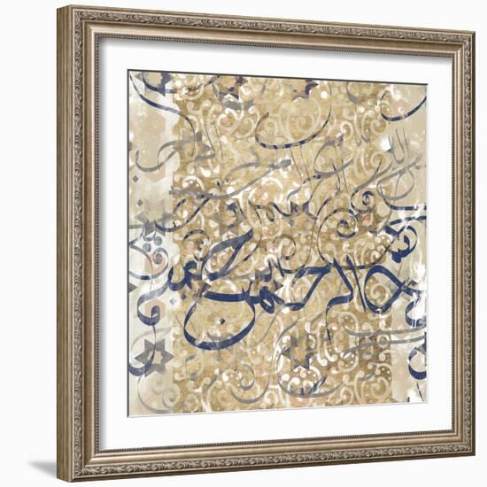 Arabic Abstract II-Jennifer Goldberger-Framed Art Print