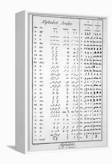 Arabic Alphabet-null-Framed Premier Image Canvas