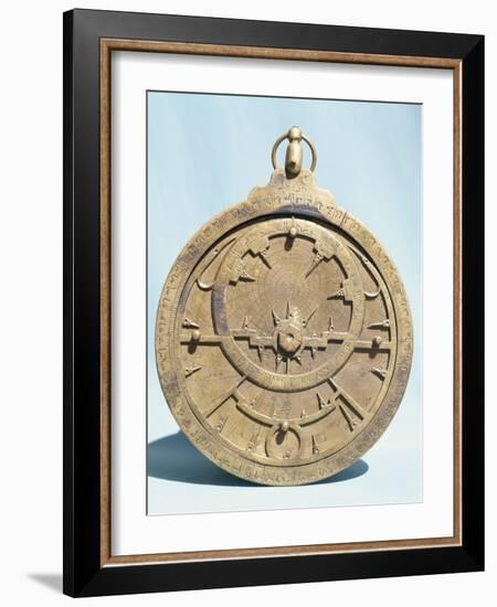 Arabic Brass Astrolabe Dating from 16th Century, Damascus Museum, Syria, Middle East-Ursula Gahwiler-Framed Photographic Print