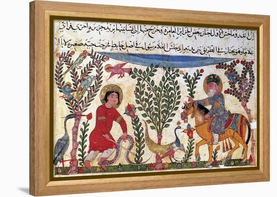 Arabic Physician-Pseudo-Galen-Framed Premier Image Canvas