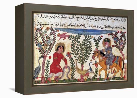 Arabic Physician-Pseudo-Galen-Framed Premier Image Canvas