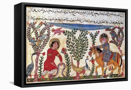 Arabic Physician-Pseudo-Galen-Framed Premier Image Canvas