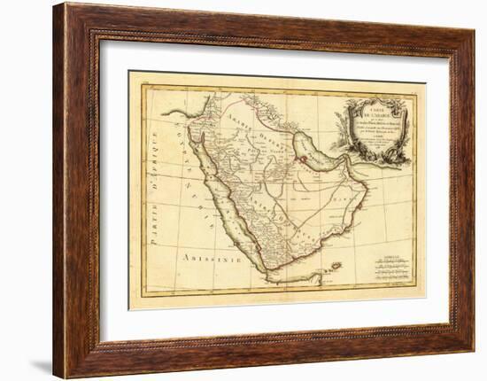 Arabie, c.1785-Rigobert Bonne-Framed Art Print