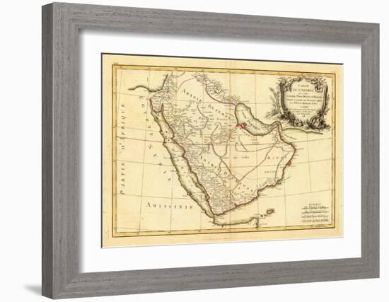 Arabie, c.1785-Rigobert Bonne-Framed Art Print